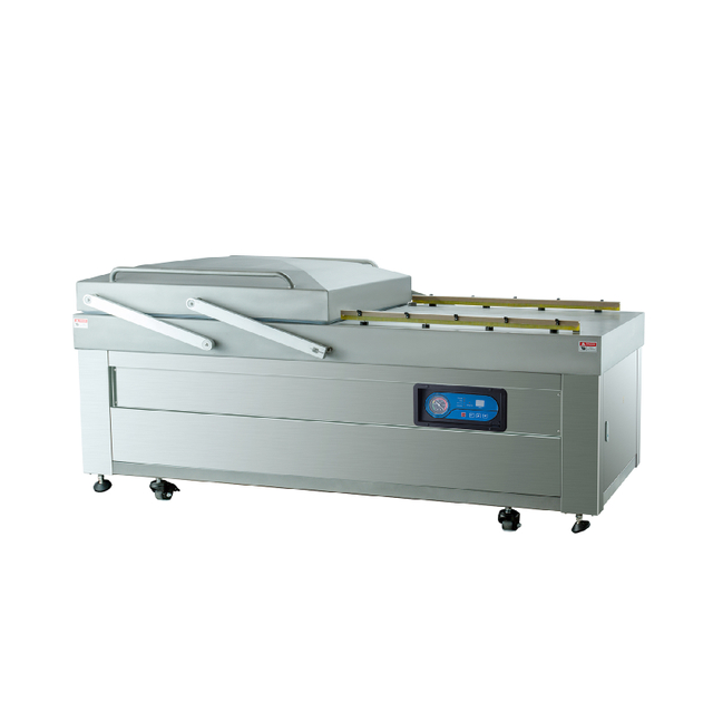 DZQ 1000/2SA(FLAT) أكياس مانعة للتسرب قابلة للتخصيص للأغذية عالية الجودة المجمدة غرفة مزدوجة آلة تعبئة الفراغ 