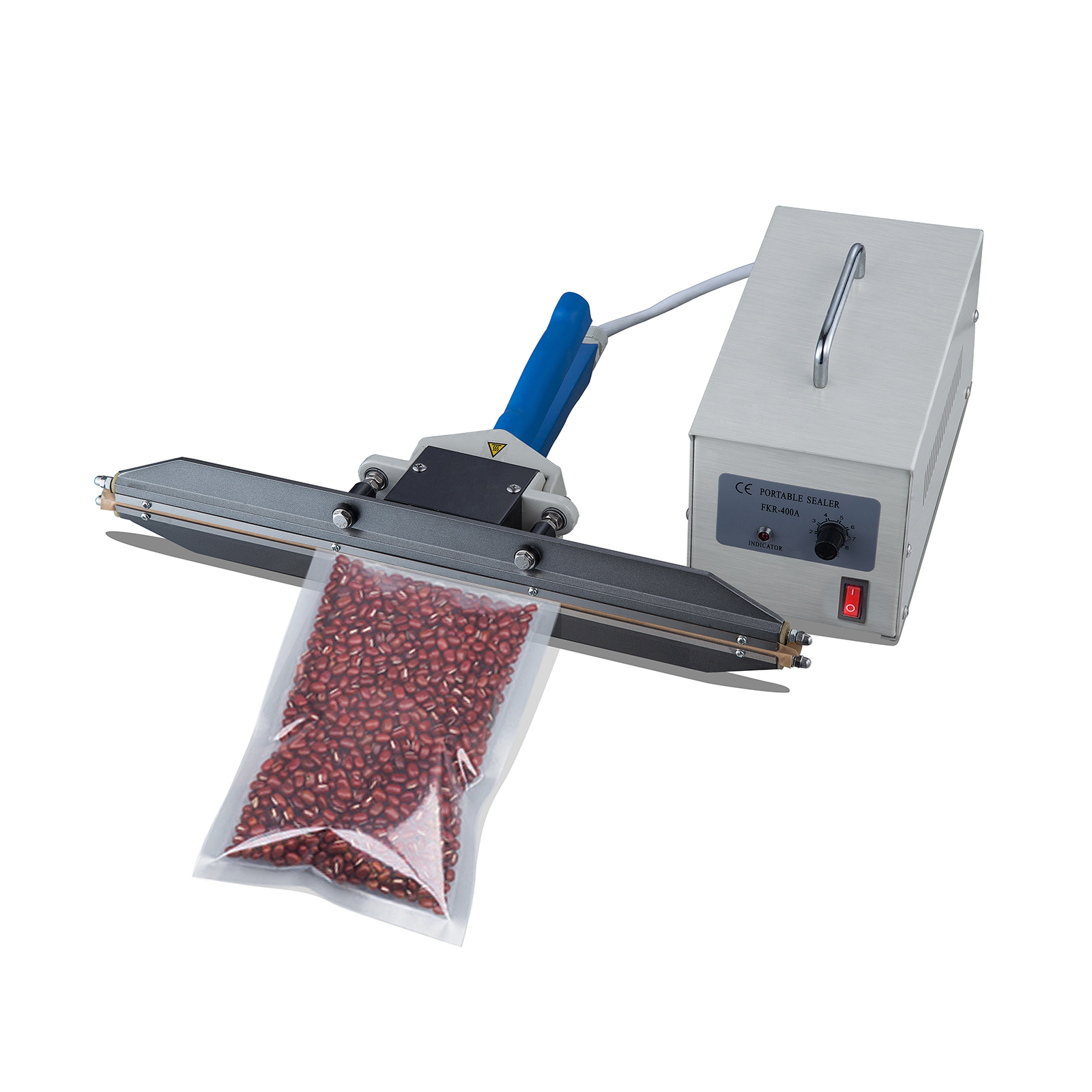 FKR-400A Plastikowa mini zgrzewarka do torebek Impulsowa ręczna maszyna uszczelniająca Fabryczna maszyna do pakowania torebek
