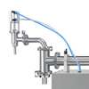 SLF- pneumatisk system pneumatisk kontrol rustfrit st&aring;l halvautomatisk enkelt dyse flydende (olie/drik/shampoo) fyldemaskine