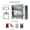 Vacu&uuml;mverpakkingsmachine met verticale kamer DZL-600