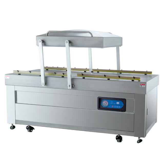 DZQ 700/2SA Machine d'emballage sous vide plate pour aliments, Double chambre automatique