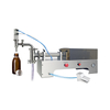 SLF- pneumatisk system pneumatisk kontrol rustfrit st&aring;l halvautomatisk enkelt dyse flydende (olie/drik/shampoo) fyldemaskine