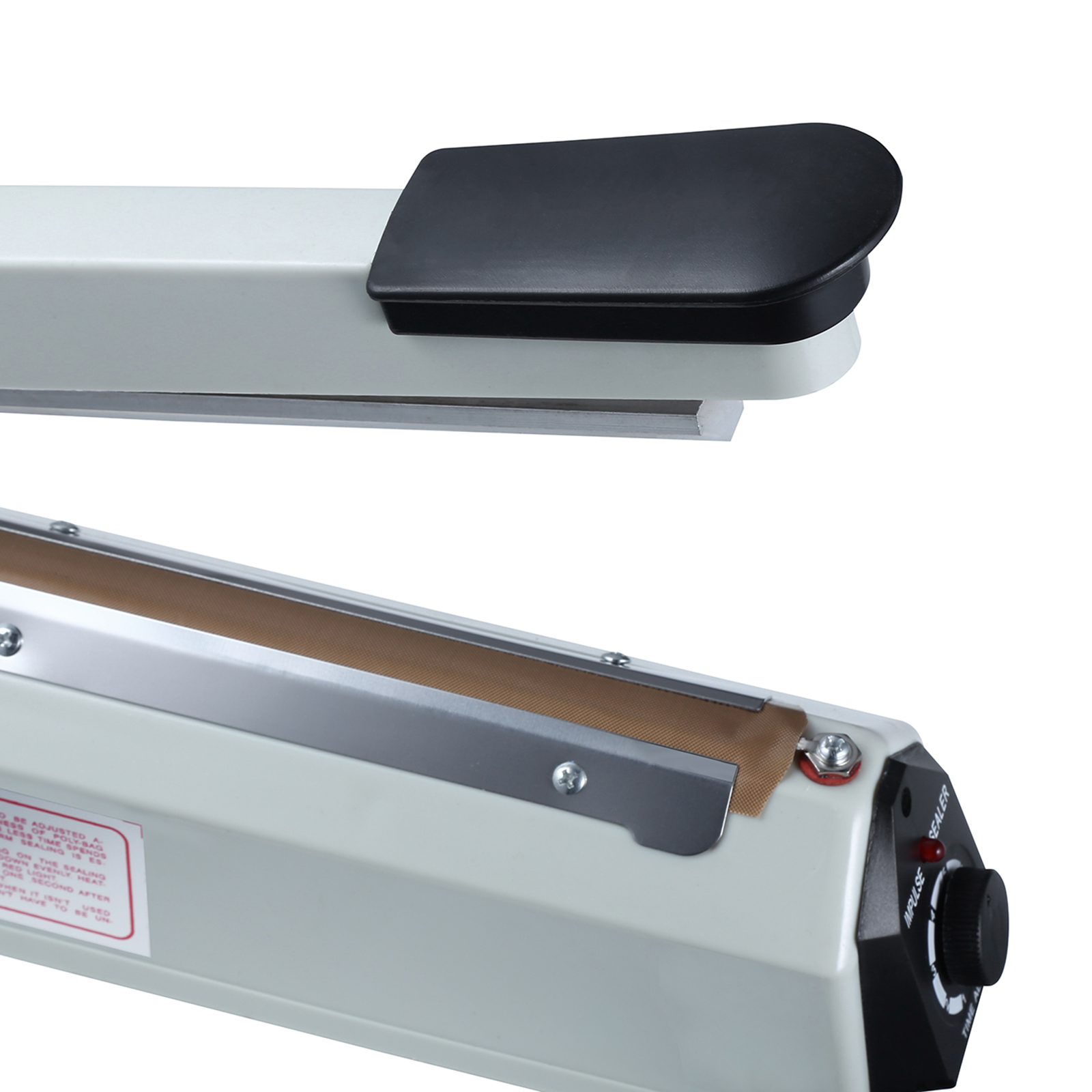 Sellador de calentamiento de Pedal de operaci&oacute;n de pie de PFS-200P/sellador de Pedal de aluminio Vertical m&aacute;quina de sellado de bolsas de pl&aacute;stico t&eacute;rmicas