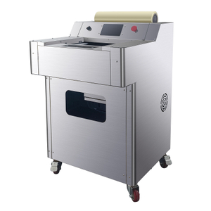 เครื่องห่อพลาสติกกึ่งอัตโนมัติแนวตั้ง iWarp อเนกประสงค์สำหรับผลไม้/ผักที่มี/ไม่มีถาด