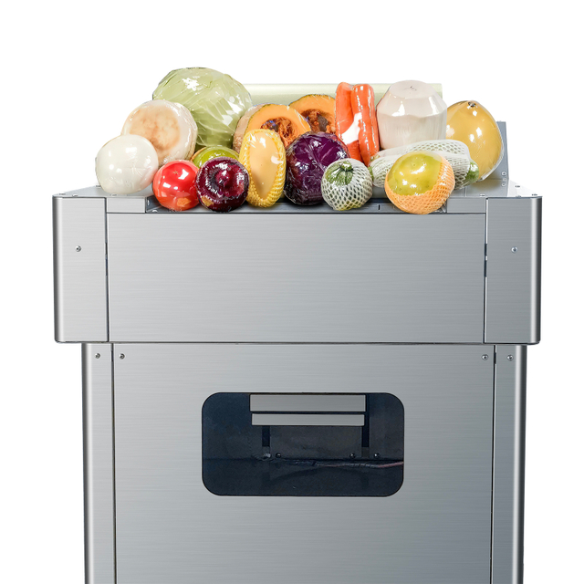 Machine d'emballage plastique semi-automatique verticale iWarp universelle pour fruits/l&eacute;gumes avec/sans plateaux