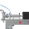 SLF- pneumatisk system pneumatisk kontrol rustfrit st&aring;l halvautomatisk enkelt dyse flydende (olie/drik/shampoo) fyldemaskine