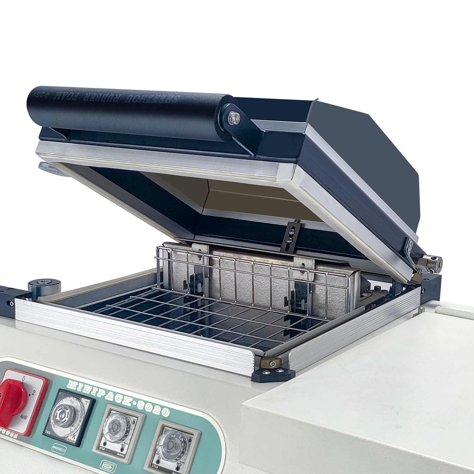Machine int&eacute;gr&eacute;e semi-automatique de scellage, de d&eacute;coupe et de r&eacute;tr&eacute;cissement d'emballage de bo&icirc;te FM-3020, machine d'emballage de film thermor&eacute;tractable de produit de bo&icirc;te