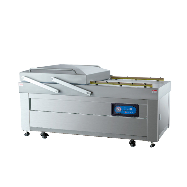 DZQ 700/2SA Machine d'emballage sous vide plate pour aliments, Double chambre automatique