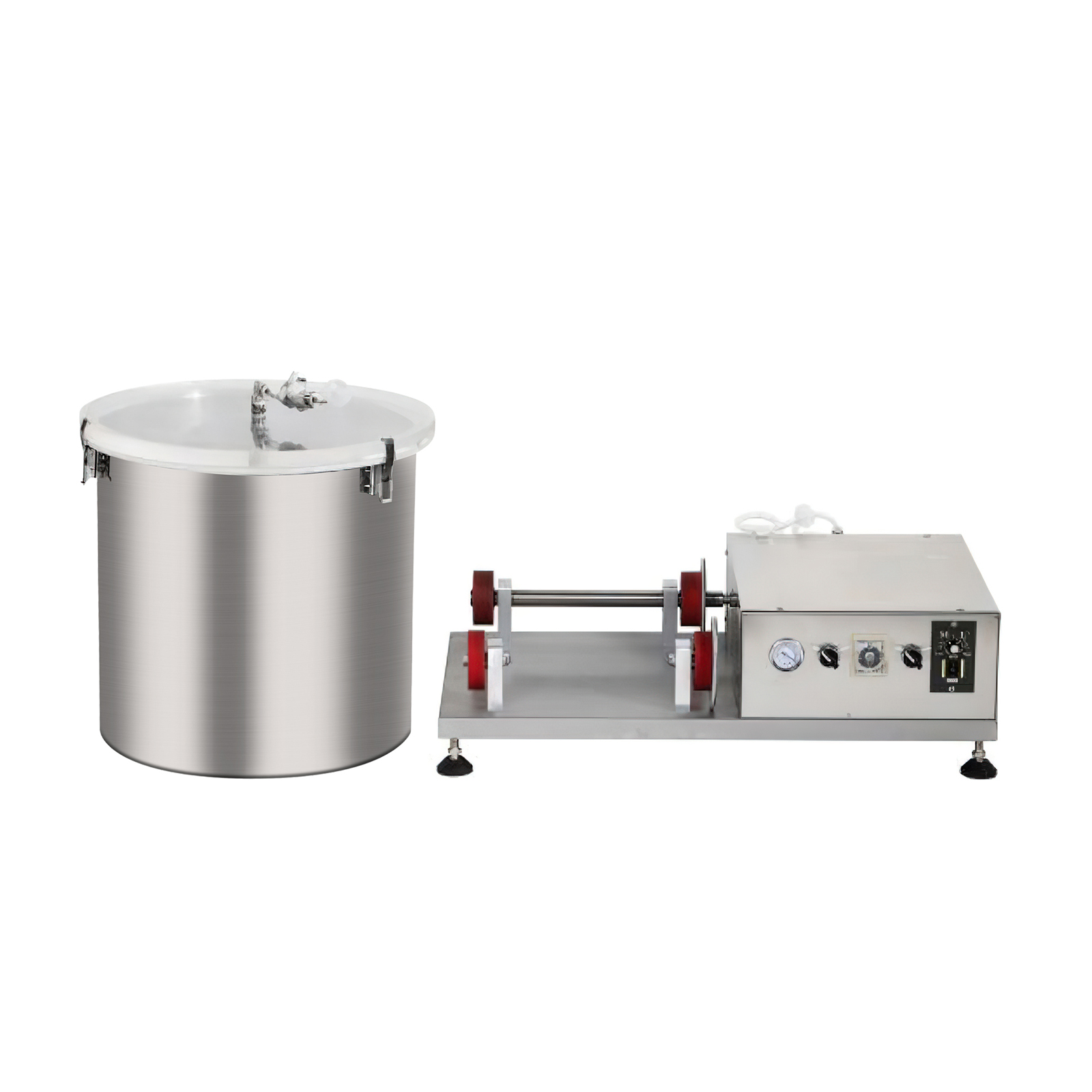Gobelet m&eacute;langeur de rev&ecirc;tement VT-25, pour Machine de rev&ecirc;tement en poudre de pop-corn, pour gobelets de collations