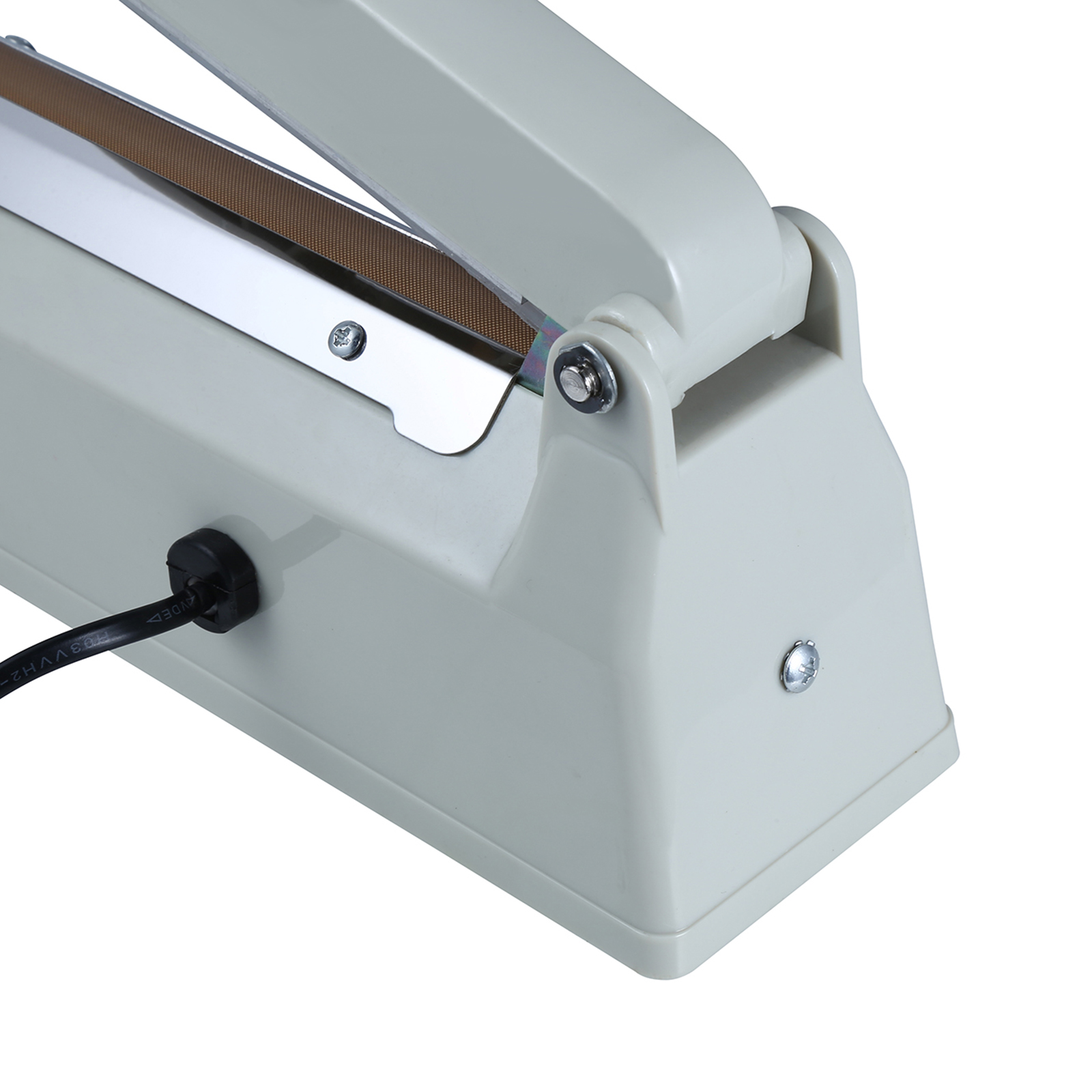 Sellador de calentamiento de Pedal de operaci&oacute;n de pie de PFS-200P/sellador de Pedal de aluminio Vertical m&aacute;quina de sellado de bolsas de pl&aacute;stico t&eacute;rmicas