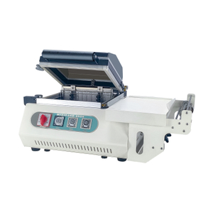 M&aacute;quina integrada de selagem, corte e encolhimento de embalagens de caixa semiautom&aacute;tica FM-3020, m&aacute;quina de embalagem de filme termorretr&aacute;til de produto de caixa